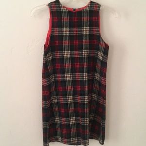 Vintage school girl plaid dress